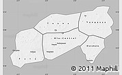 Gray Map of Bla, single color outside