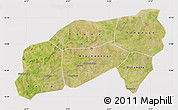 Satellite Map of Bla, cropped outside