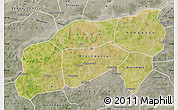 Satellite Map of Bla, semi-desaturated