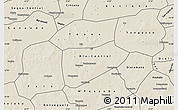 Shaded Relief Map of Bla