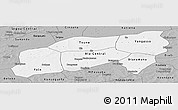 Gray Panoramic Map of Bla