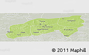 Physical Panoramic Map of Bla, lighten, semi-desaturated