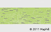 Physical Panoramic Map of Bla