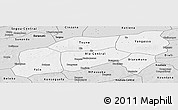 Silver Style Panoramic Map of Bla