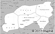 Gray Simple Map of Bla