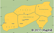 Savanna Style Simple Map of Bla, single color outside