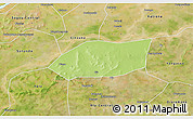 Physical 3D Map of Touna, satellite outside