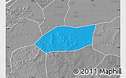 Political Map of Touna, desaturated