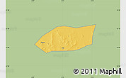 Savanna Style Map of Touna, single color outside