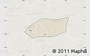 Shaded Relief Map of Touna, lighten