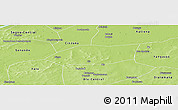 Physical Panoramic Map of Touna