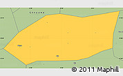 Savanna Style Simple Map of Touna