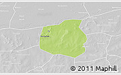 Physical 3D Map of Yangasso, lighten, desaturated