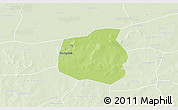 Physical 3D Map of Yangasso, lighten