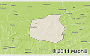Shaded Relief 3D Map of Yangasso, physical outside