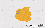 Political Map of Yangasso, cropped outside