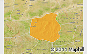 Political Map of Yangasso, satellite outside