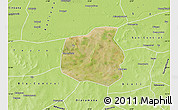 Satellite Map of Yangasso, physical outside
