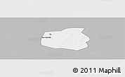 Gray Panoramic Map of Yangasso, single color outside