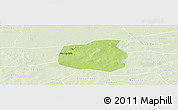 Physical Panoramic Map of Yangasso, lighten