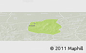 Physical Panoramic Map of Yangasso, lighten, semi-desaturated