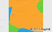 Political Simple Map of Yangasso