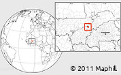 Blank Location Map of Saye