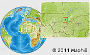 Physical Location Map of Saye