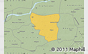 Savanna Style Map of Saye