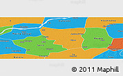Political Panoramic Map of Saye