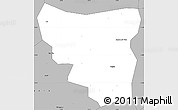 Gray Simple Map of Saye
