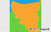 Political Simple Map of Saye