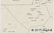 Shaded Relief 3D Map of Nampala
