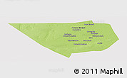Physical Panoramic Map of Nampala, cropped outside