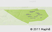 Physical Panoramic Map of Nampala, lighten