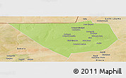 Physical Panoramic Map of Nampala, satellite outside