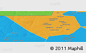 Political Panoramic Map of Nampala