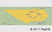 Savanna Style Panoramic Map of Nampala