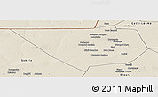 Shaded Relief Panoramic Map of Nampala