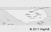 Silver Style Panoramic Map of Nampala