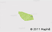 Physical 3D Map of Kimparana, cropped outside