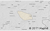 Shaded Relief 3D Map of Kimparana, desaturated