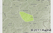 Physical Map of Kimparana, semi-desaturated