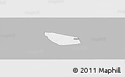 Gray Panoramic Map of Kimparana, single color outside