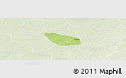 Physical Panoramic Map of Kimparana, lighten