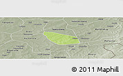 Physical Panoramic Map of Kimparana, semi-desaturated