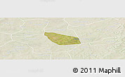 Satellite Panoramic Map of Kimparana, lighten