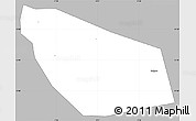 Gray Simple Map of Kimparana, single color outside