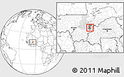 Blank Location Map of Sourountouna, highlighted parent region, highlighted grandparent region
