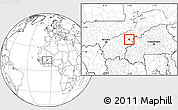 Blank Location Map of Sourountouna